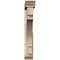 Ekena Millwork Merced Traditional Smooth Bracket w/ Offset Brace, Douglas Fir, 5 1/2"W x 36"D x 36"H BKT0604X36X36MRC01SDF - alternate 3